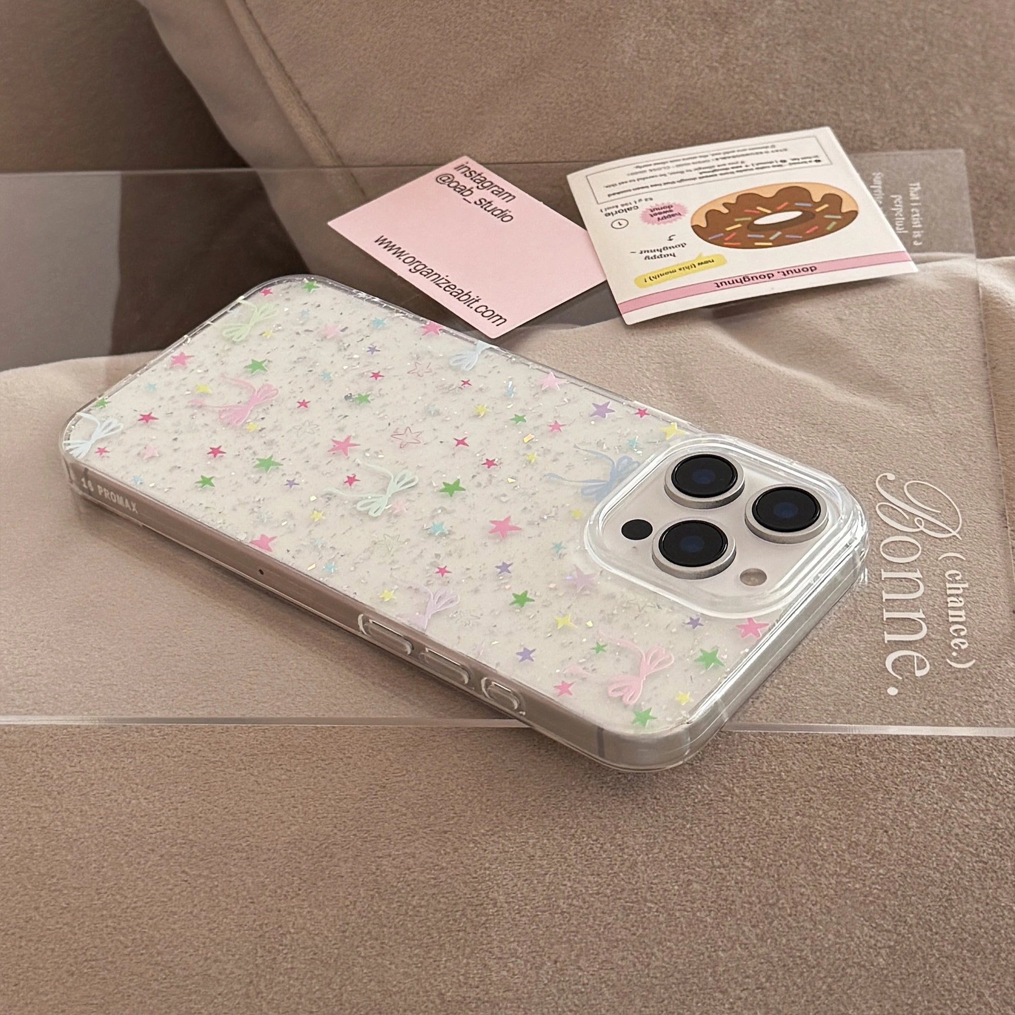 Colorful Stars & Knots - iPhone Case
